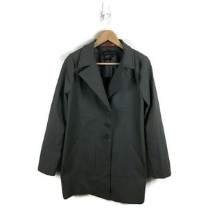 NINA MCLEMORE Coat Jacket Oversized Cotton